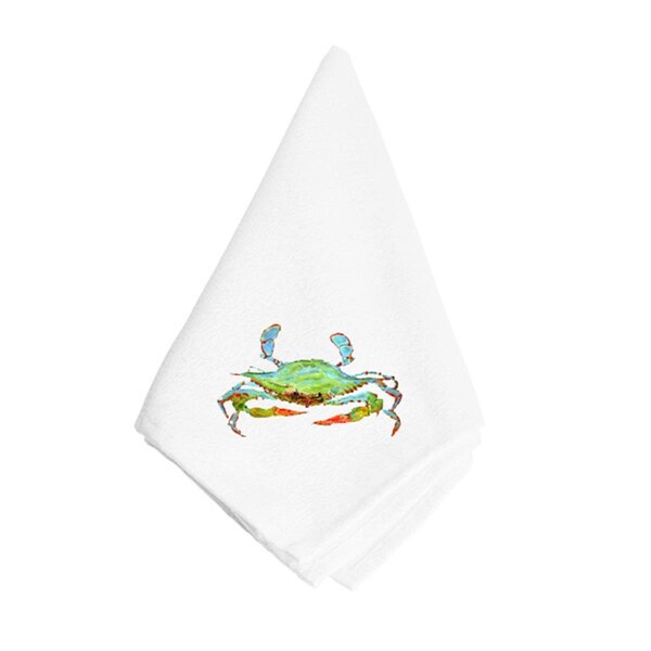 Carolines Treasures Bright Green Blue Crab Napkin - 8357NAP