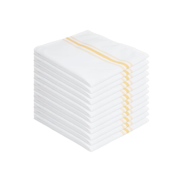 Monarch Brands Bistro Napkins - Gold, 12PK - PNP-BISTRO-GLD