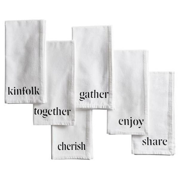 Fastfood 20 in. Sq Kinfolk Dinner Napkins, 4PK - FA3324827