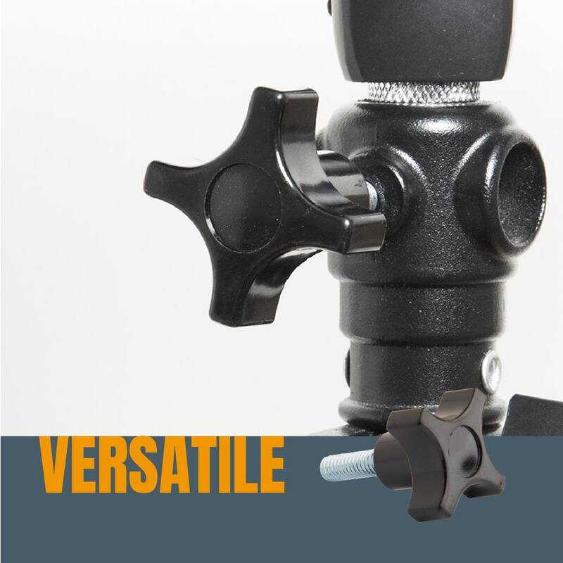 Kit de perilla de riel T-Track POWERTEC con pernos hexagonales de 1/4-20 por 1-1/2 pulgadas y arandelas (paquete de 36) - 71130N