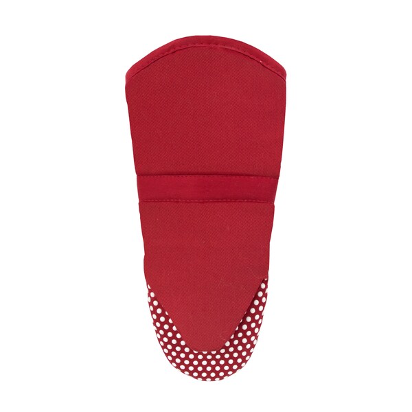 Ritz Royale Solid Puppet Mitt/with White SIlicone Dots Paprika - 51283