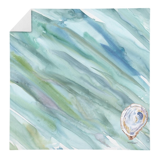 Carolines Treasures Oyster No.2 on Blue Napkin - SC2049NAP