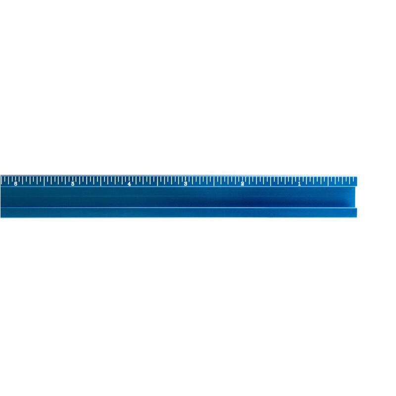 POWERTEC Cerca de T-Track Multi con Medidor de Láser de Derecha a Izquierda, 3 pulgadas de alto x 24 pulgadas de largo Multi Track - 71488N