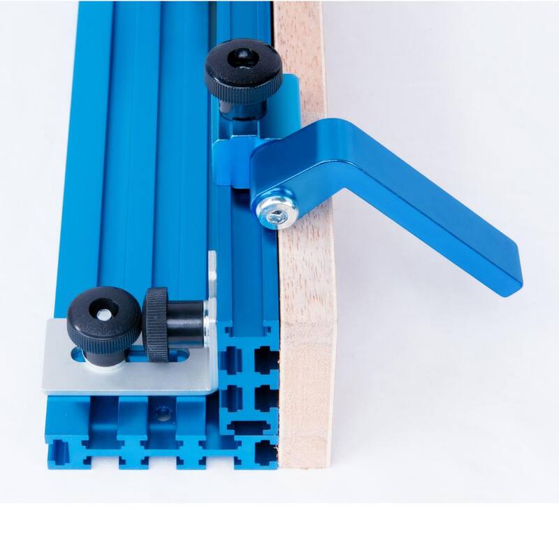 POWERTEC Cerca de T-Track Multi con Medidor de Láser de Derecha a Izquierda, 3 pulgadas de alto x 24 pulgadas de largo Multi Track - 71488N