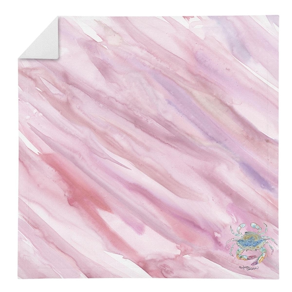 Carolines Treasures Crab on Pink Napkin - SC2055NAP