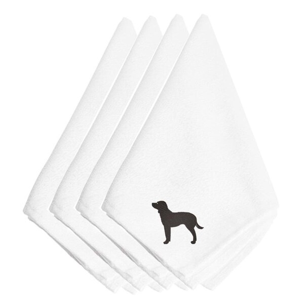 Carolines Treasures American Water Spaniel Embroidered Napkins, Set of 4 - BB3401NPKE