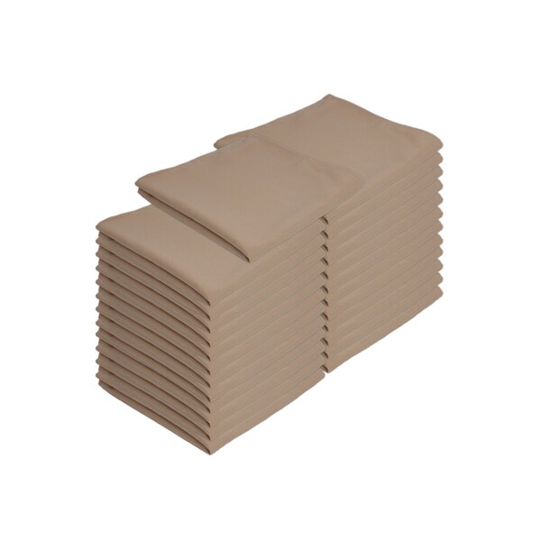 Monarch Poly Spun Napkins Sandalwood , 25PK - NAP-SDLWD-SPUN