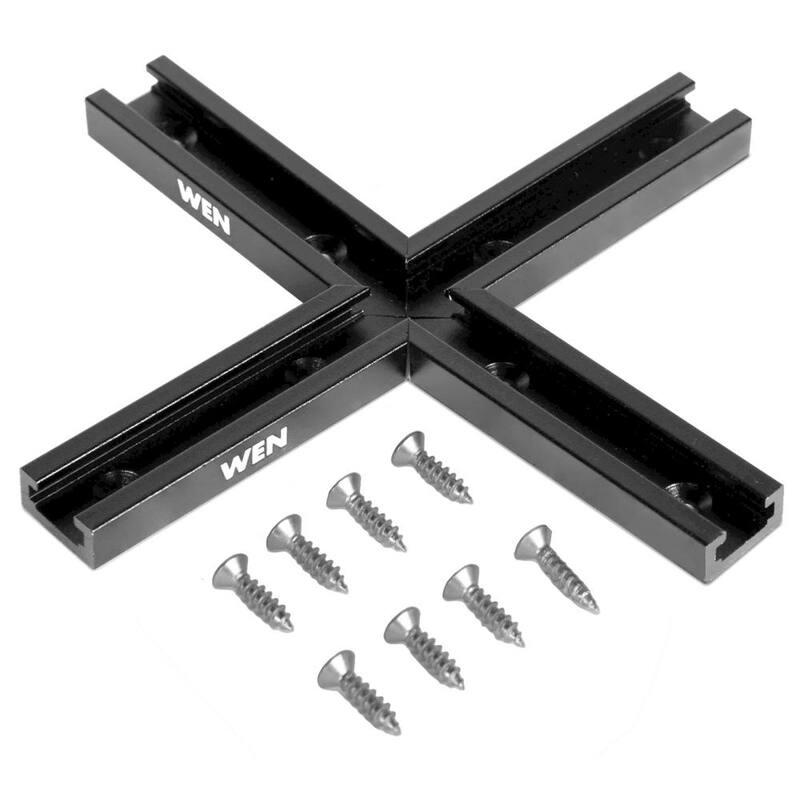 Kit de intersección de riel en T universal de 6 pulgadas para carpintería - WAT001