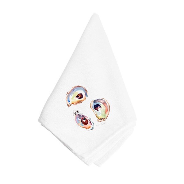Carolines Treasures Oyster Trio Napkin - 8330NAP
