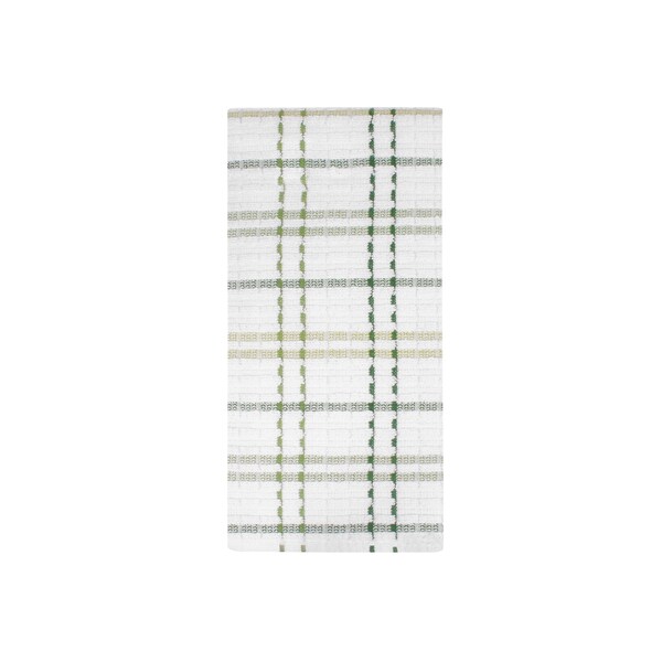 Ritz Royale Kitchen Towel 100% Cotton Terry Cactus/Light Cactus/Drk Grn - 13030