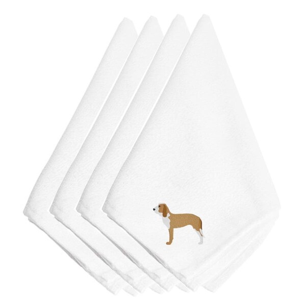 Carolines Treasures Spanish Hound Embroidered Napkins, Set of 4 - BB3391NPKE