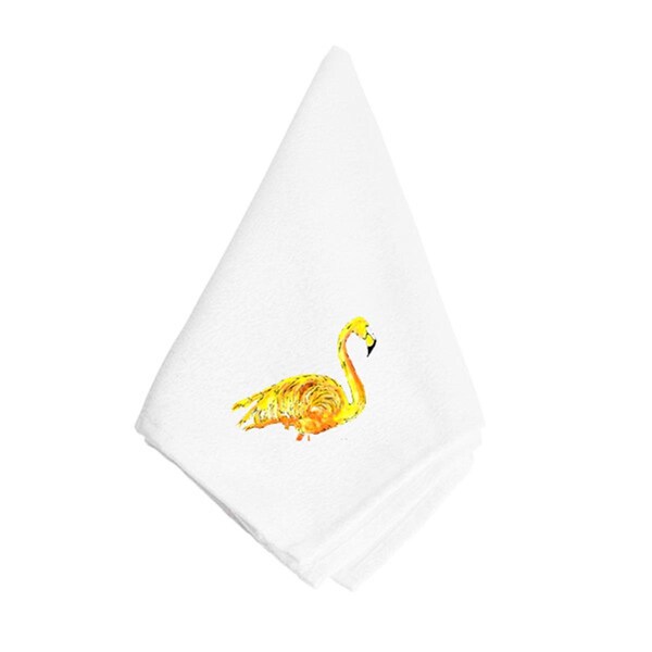 Carolines Treasures Yellow Flamingo Napkin - 8872NAP