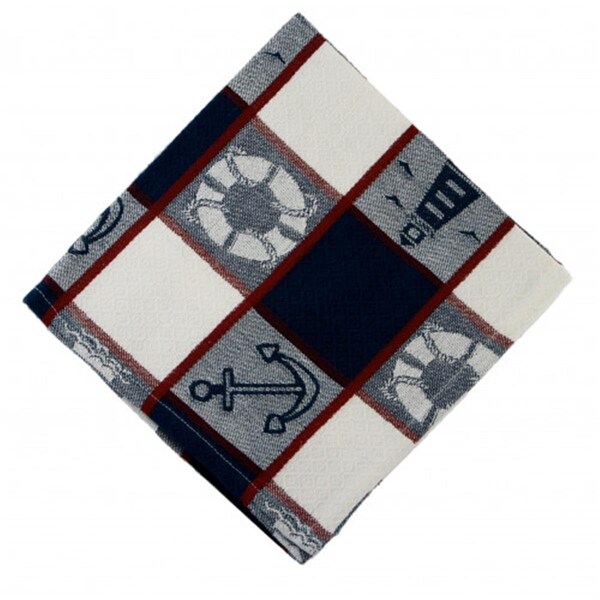 Mr. Mjs Trading AG-18232S-4 Napkins, Light House - Set of 4 - AG-18232S/4