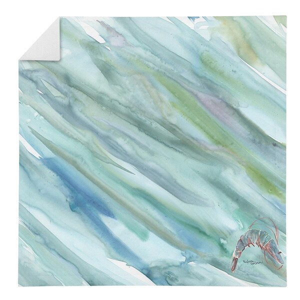 Carolines Treasures Shrimp No.1 on Blue Napkin - SC2052NAP