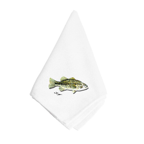 Carolines Treasures Small Mouth Bass Napkin - 8493NAP