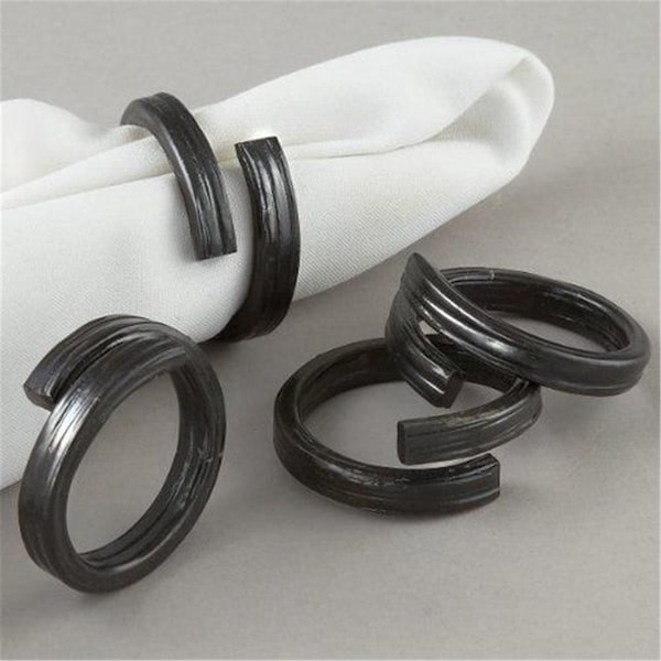 Auric Gibraltar Napkin Rings - Set of 4 - AU2607261