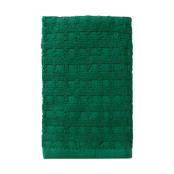Ritz Classic Solid Dish Cloth 100% Cotton Terry Dark Green - 22320
