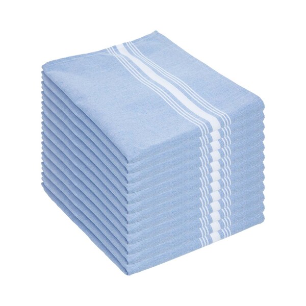 Monarch Bistro Napkins Reverse Baby Blue , 12PK - RV-BISTRO-BB