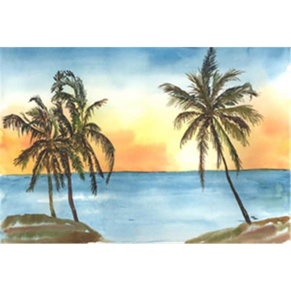 Carolines Treasures Palm Tree Fabric Placemat - 8551PLMT