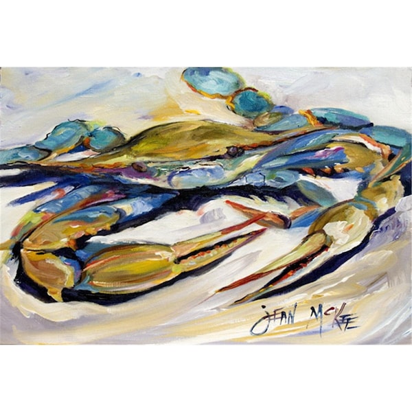 Carolines Treasures Blue Crab Fabric Placemat - JMK1092PLMT