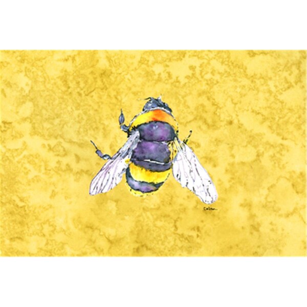 Carolines Treasures Bee On Yellow Fabric Placemat - 8852PLMT