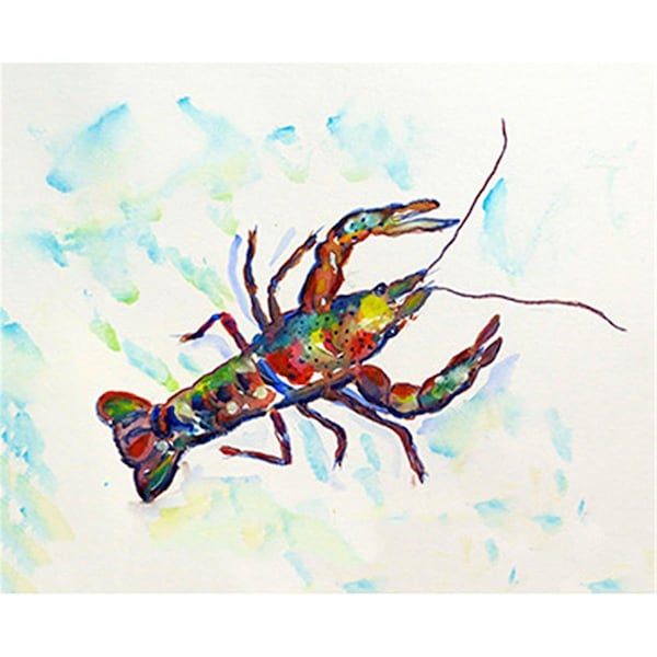 Betsy Drake Betsy Drake PM986A Crayfish A Place Mat - Set of 4 - PM986A