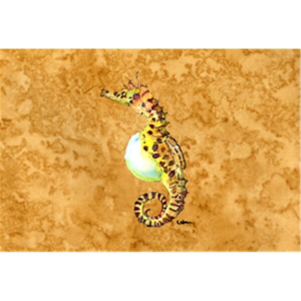Carolines Treasures Seahorse Fabric Placemat - 8640PLMT