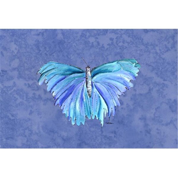 Carolines Treasures Carolines Treasures 8855PLMT Butterfly On Slate Blue Fabric Placemat - 8855PLMT