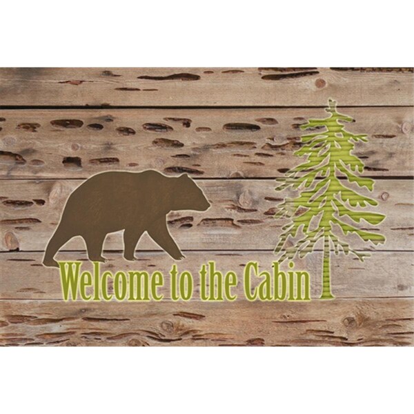 Carolines Treasures Welcome To The Cabin Fabric Placemat - SB3081PLMT