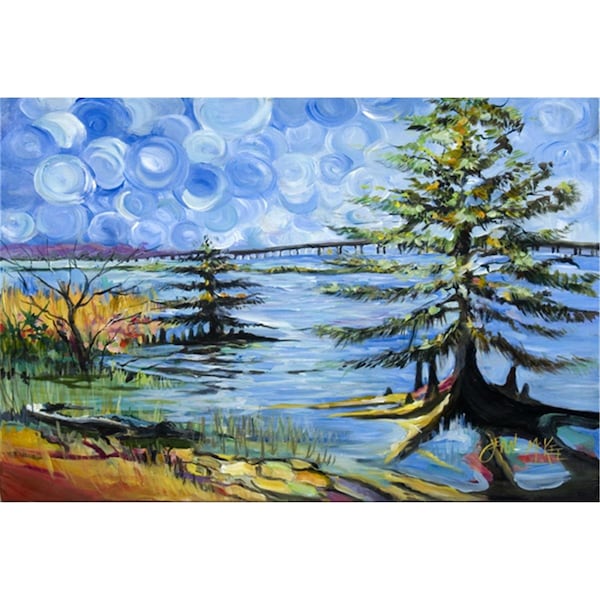 Carolines Treasures Life On The Causeway Fabric Placemat - JMK1126PLMT