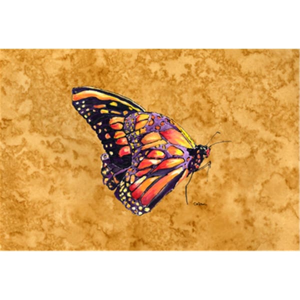 Carolines Treasures Butterfly On Gold Fabric Placemat - 8858PLMT