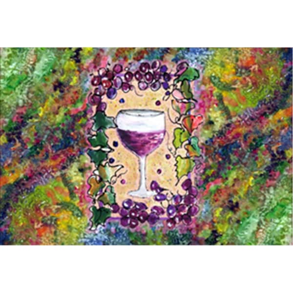 Carolines Treasures Wine Fabric Placemat - 8616PLMT