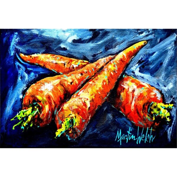 Carolines Treasures Carrots Only Three Needed Fabric Placemat - MW1230PLMT