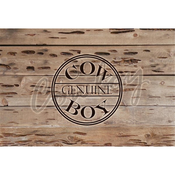 Carolines Treasures Genuine Cow Boy Branded Fabric Placemat - SB3057PLMT