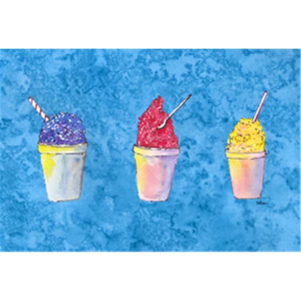 Carolines Treasures 11 x 18 in. Snowballs Fabric Placemat - 8780PLMT