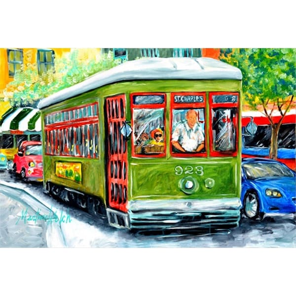 Carolines Treasures Street Car Fabric Placemat - MW1152PLMT