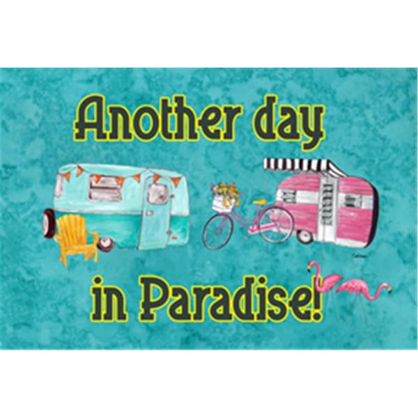 Carolines Treasures 11 x 18 in. Another Day in Paradise Fabric Placemat - 8758PLMT