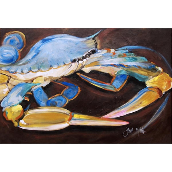 Carolines Treasures Blue Crab Fabric Placemat - JMK1090PLMT