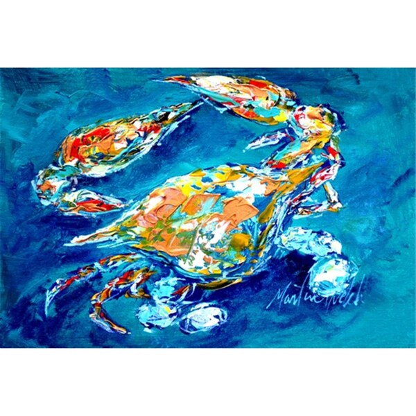 Carolines Treasures By Chance Crab Fabric Placemat - MW1153PLMT