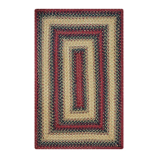Homespice Decor 13 x 19 in. Highland Oval Placemat - Multicolor - set of 4 - 594792