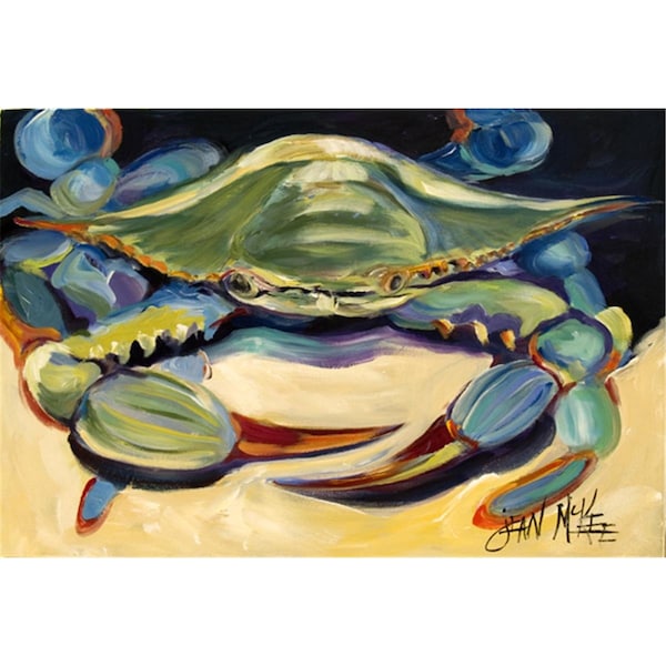 Carolines Treasures Blue Crab Fabric Placemat - JMK1093PLMT