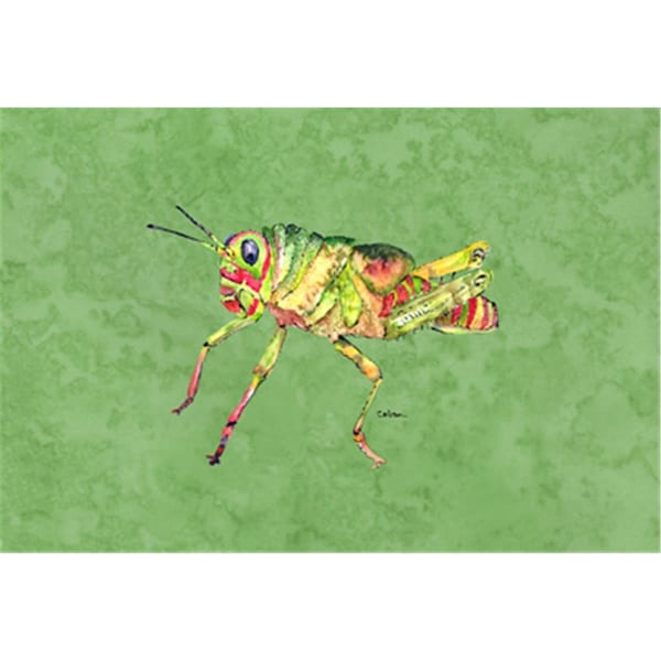 Carolines Treasures Grasshopper On Avacado Fabric Placemat - 8848PLMT