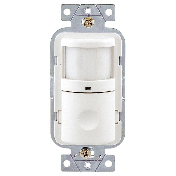 Sensor de ocupación Hubbell Wiring Device-Kellems, PIR, 1200 pies cuadrados, blanco - WS1001NW