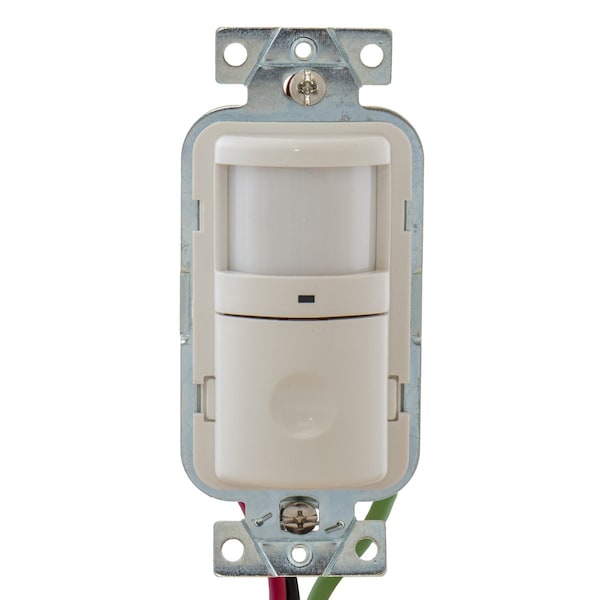 Sensor de ocupación Hubbell Wiring Device-Kellems, PIR, 1200 pies cuadrados, blanco - WS1001NW