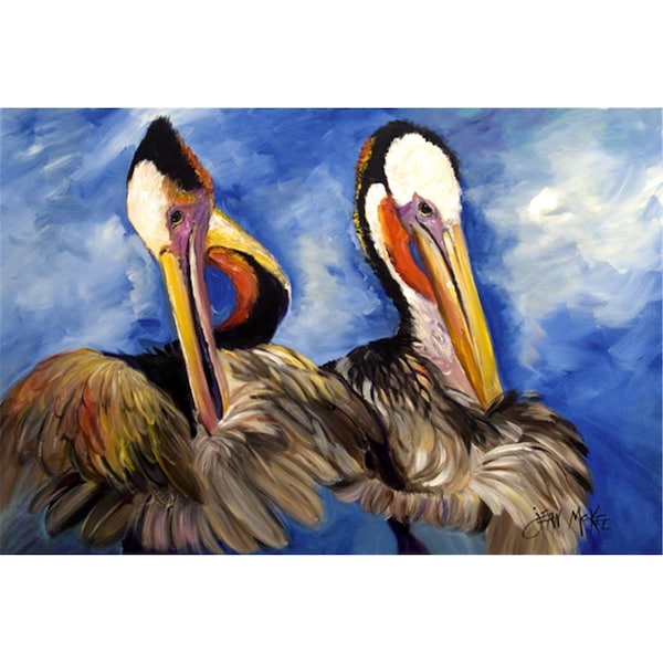 Carolines Treasures Pelican Brothers Fabric Placemat - JMK1022PLMT