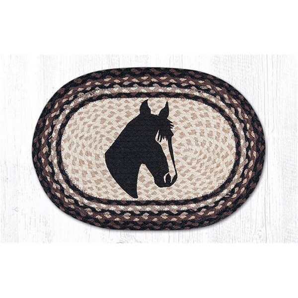 Razoredge 13 x 19 in. Horse Portrait Oval Printed Placemat - RA2548642