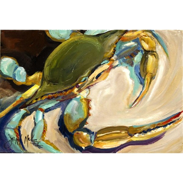 Carolines Treasures Blue Crab Fabric Placemat - JMK1098PLMT