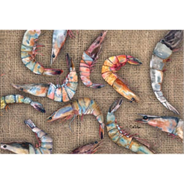 Carolines Treasures Shrimp Fabric Placemat - 8738PLMT