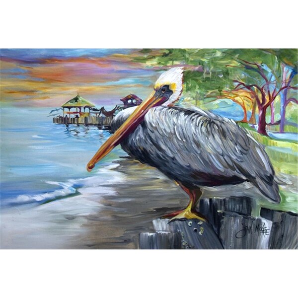 Carolines Treasures Pelican View Fabric Placemat - JMK1021PLMT