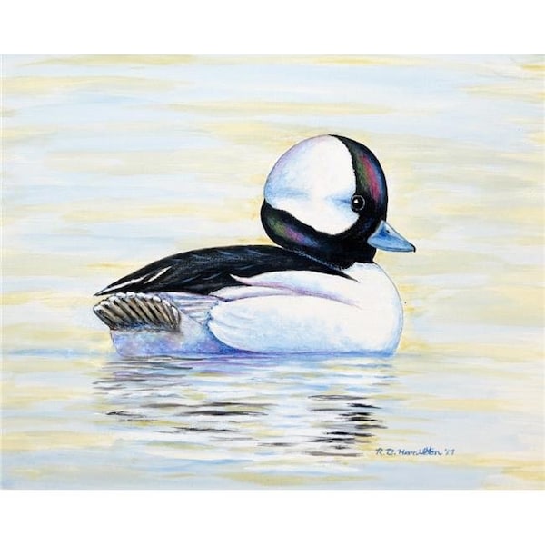 Betsy Drake Betsy Drake PM827 Bufflehead Duck Place Mat - Set of 4 - PM827